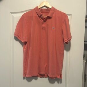 Vineyard Vines - Cotton Polo - Slim Fit Size L - Light Red